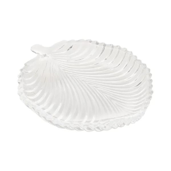 Folha Decorativa de Cristal Leaf 20,5cm x 17cm x 2,5cm - Lyor